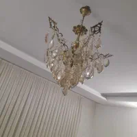 یک جفت لوستر برنزی شش شاخه