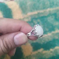 انگشتر نقره مون استون یا سنگ ماه|جواهرات|اصفهان, خوراسگان|دیوار