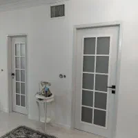 درب شیشه خور مدرن ۱۰ خونه ew66 روکش رنگ 32