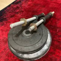 دمبل متغییر چدنی روکش‌دار