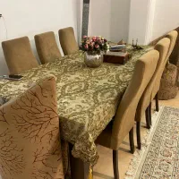 میز ناهار خوری 6نفره   ام دی اف