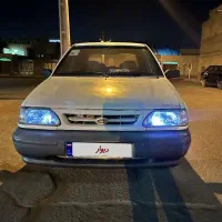 ماشین پراید سفید