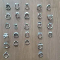 رکاب خالی جنس نقره آماده بدون اجرت