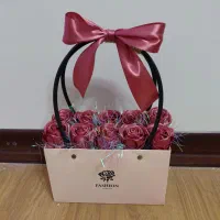 گل های رز روبانی جاودان.تخفیف خوب هم داره