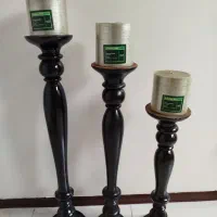 پایه شمع ۳تایی همراه شمع