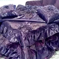 روتختی ساتن ۷ تیکه همراه با کاور