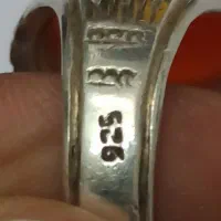 انگشتر نقره مردانه با عقیق طبیعی یمنی|جواهرات|بروجرد, |دیوار