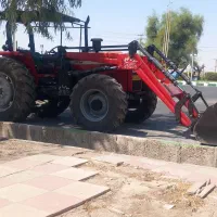 تراکتور 399جفت مدل 98 همراه با بیل جلو