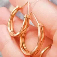 گوشواره حلقه ای و آویز