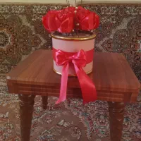 گل رز ربانی|گل مصنوعی|کاشان, میدانگاه آقا|دیوار