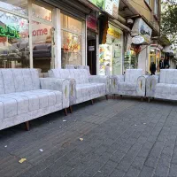 فضای شیک خانه با مبل راحتی با پارچه ی ضدلک و ضخیم|مبلمان خانگی و میز عسلی|تبریز, |دیوار