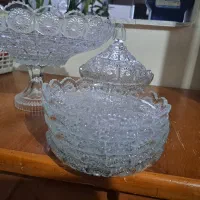 ظرف پذیرایی بلور شیک|ظروف سرو و پذیرایی|دورود, |دیوار