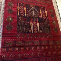 فرش طرح جدید۴/۵متری زرشکی