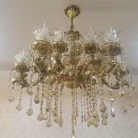 لوستر مدل دایکاست شیک برنز برنزی|لوستر و چراغ آویز|کرج, حصارک پایین|دیوار