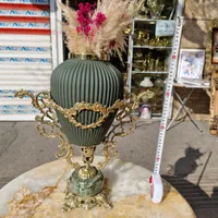 گلدان برنزی (گلدان برنجی رومیزی)کنار سالن|صنایع دستی و سایر لوازم تزئینی|تهران, کیانشهر|دیوار