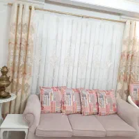 پرده پذیرایی با والان درحد نو