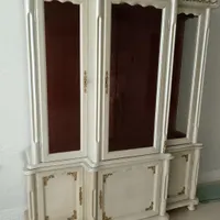 بوفه دو تیکه سفید صدفی
