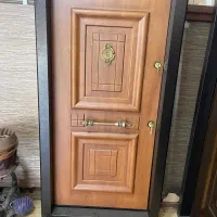 درب ضدسرقت ضد سرقت چوبی فلزی|مصالح و تجهیزات ساختمان|چهارباغ, |دیوار