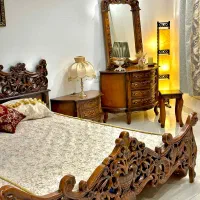 سرویسخواب تخت خواب چوبی