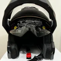 کلاه کاسکت فکدار متحرک عینک دار