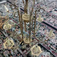 دو عدد لوستر برنجی|لوستر و چراغ آویز|تهران, دبستان|دیوار