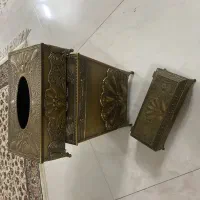 دوعددسینی،دوعددقندان،سطل جادستمالی،جای کاردی|ظروف سرو و پذیرایی|اصفهان, رکن الدوله شرقی|دیوار