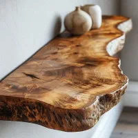 شلف دیواری روستیک حراج|کتابخانه، شلف، قفسههای دیواری|کرج, فاز ۵ مهرشهر|دیوار