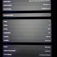 Ipad pro 2022 M2 Cellular 5g 12.9 inch آیپد پرو|تبلت|اهواز, کیانپارس |دیوار