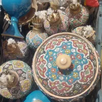 کارهای سفالی خام و زینتی و پلی استر و لعابی|صنایع دستی و سایر لوازم تزئینی|قرچک, زیبا شهر|دیوار