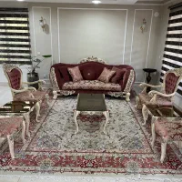 ست کامل مبل سلطنتی با میز ناهارخوری و بوفه و فرش|مبلمان خانگی و میز عسلی|ملارد, |دیوار