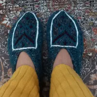 پاپوش دستبافت|لباس|اراک, |دیوار