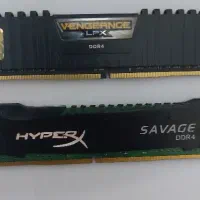 دو عدد رم دسکتاپ ۸گیگ DDR4