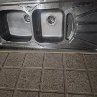 سینک دو لگنه ۵۰×۱۲۰