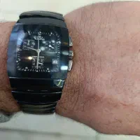 ساعت الگانس سه موتورکرنوگراف اصل سرامیکی