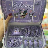 ست چایخوری چمدانی کرومی