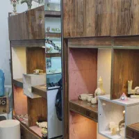 ویترین و دکور مغازه ام دی اف اصل درحدنو برا هر صنف