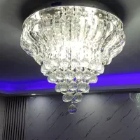 لوستر کریستالی سقفی ریموت دار