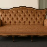 مبل سلطنتی ۷ نفره سالم پارچه مخمل پایه چوبی