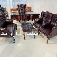 مبلمان اداری/‌نیمست ومیزمدیریت مدل کوروش شل زرشکی|مبلمان اداری|چهاردانگه (تهران), |دیوار