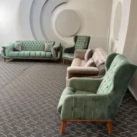 مبل یونیــک+» شرکتی چوب راش /بینظیر طرح و رنگ