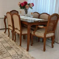 ناهارخوری ۶ نفره چوب راش.. نو