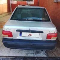 پراید نقره ای دوگانه سوز