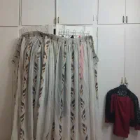 پرده اطاق قد پرده ۱۸۵ متراژ ۱۲ متری