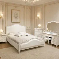 سرویس خواب ارزان شد تخت /میز آرایش /تشک