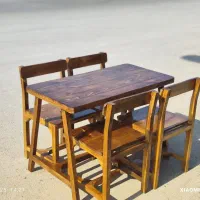 تولید انواع تخت و میز و صندلی چوبی|میز و صندلی غذاخوری|فیروزآباد (فارس), |دیوار