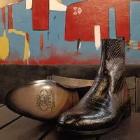 بوت مردانه ساقدار مدل ماریو ساق ۱۸‌سانت