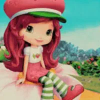 فرش فانتزی ۴ متری طرح توت فرنگی