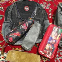 کوله مدرسه و جامدادی