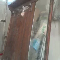 اینه و جالباسی دیواری چوب