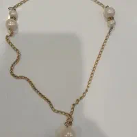 نیم ست گردنبند و گوشواره